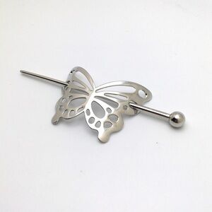 Elegant Butterfly Hair Pin Rod